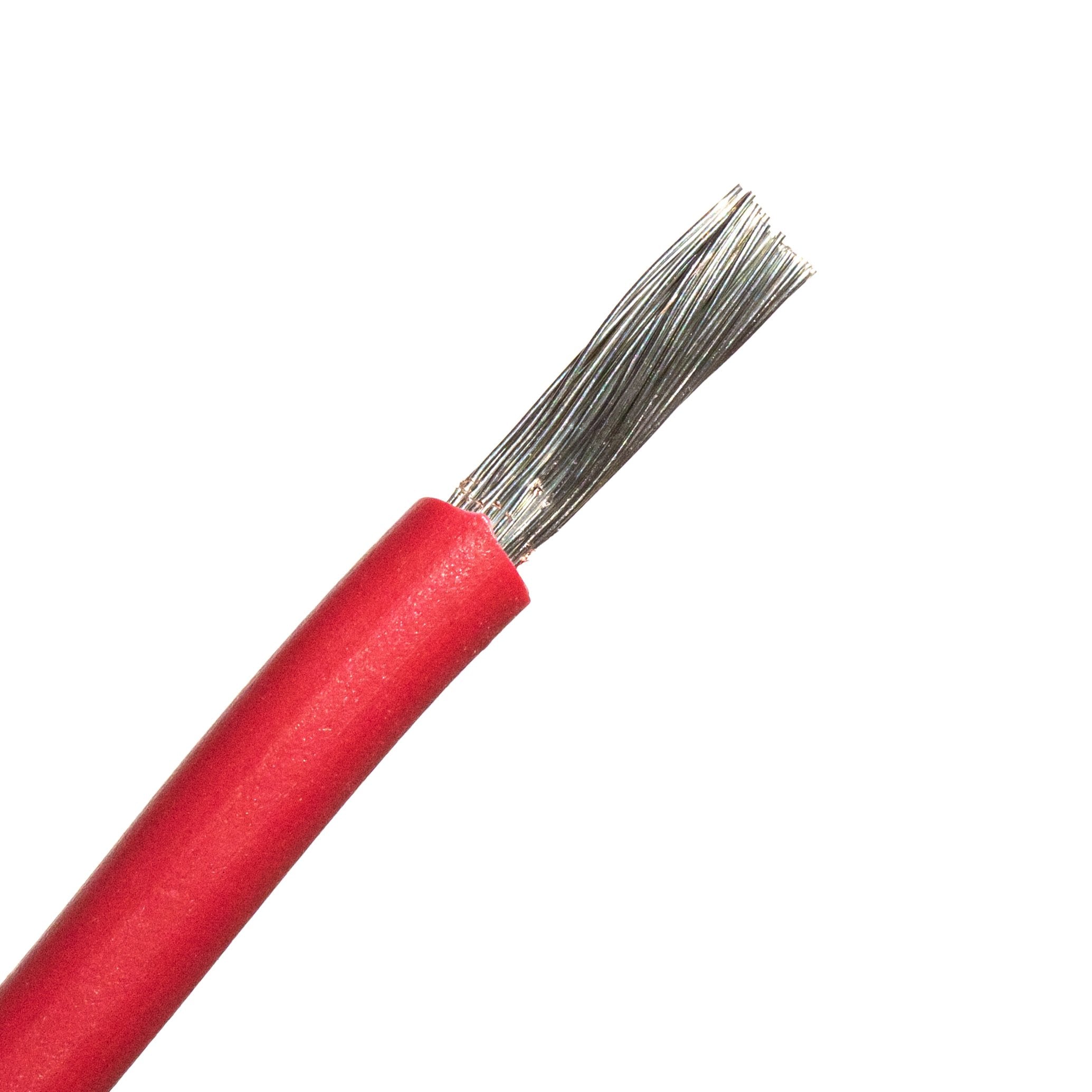 16 AWG Topcoat Hook-Up Wire, UL1015, Red PVC Insulation, 600V