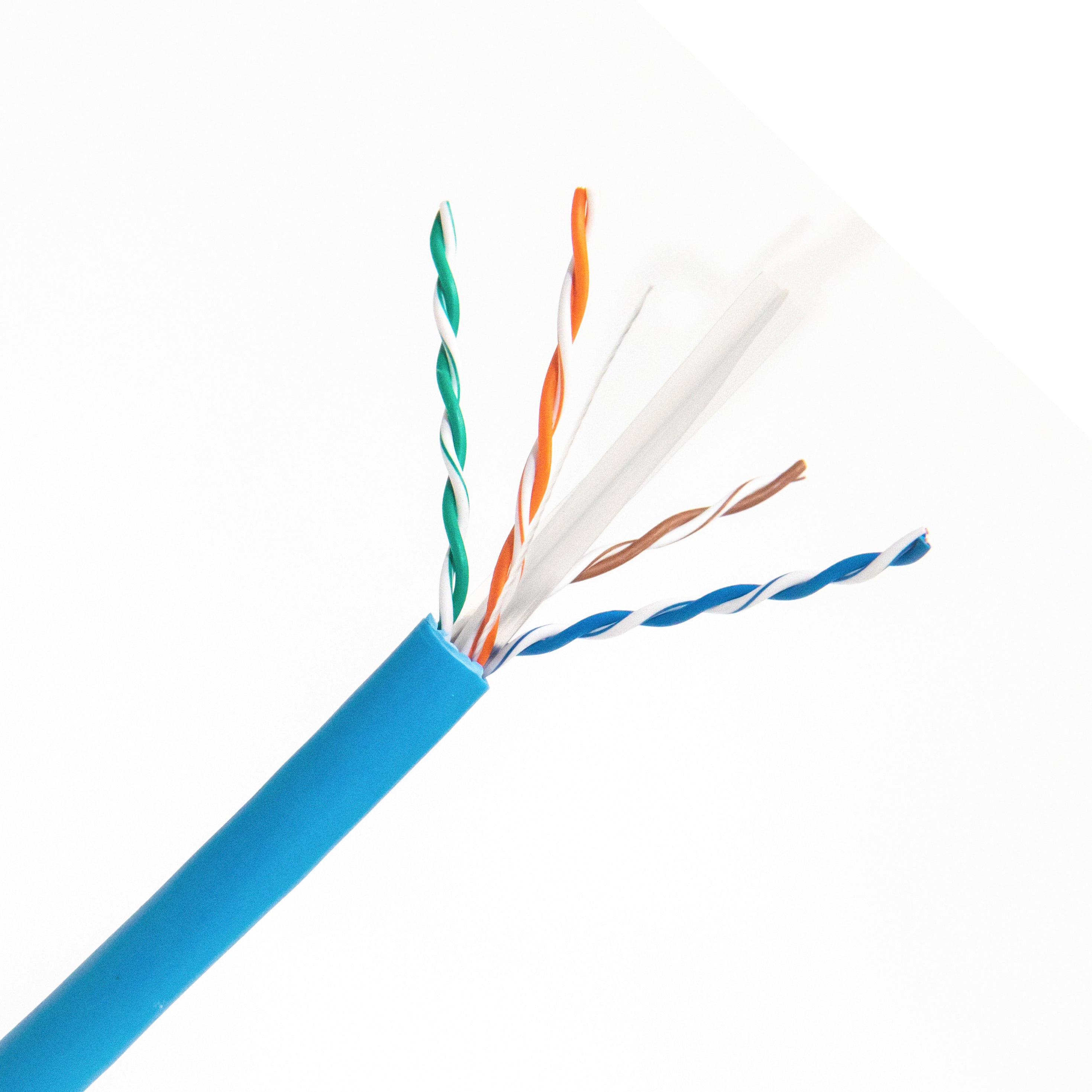 Cable, Data, Cat6A Shielded Riser, 4 Pr #24 Sol BC, HDPE Ins, O/A Foil