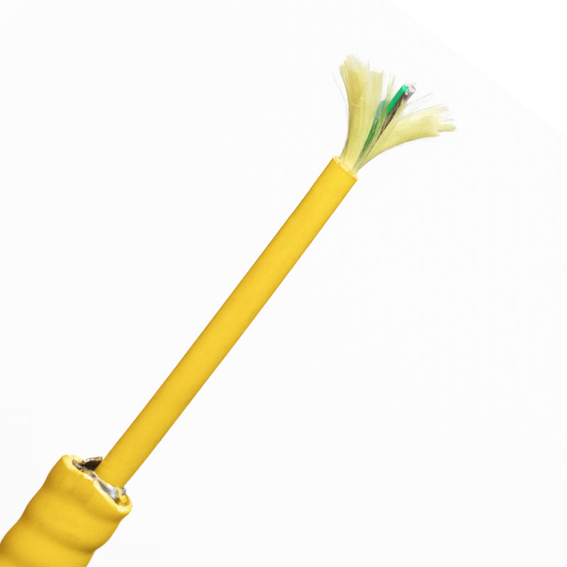 Fibre Support Riser Fiber, Indoor Armored Riser, 24 Fiber, SM, OS2, Tight Buffer, OFNR, F8